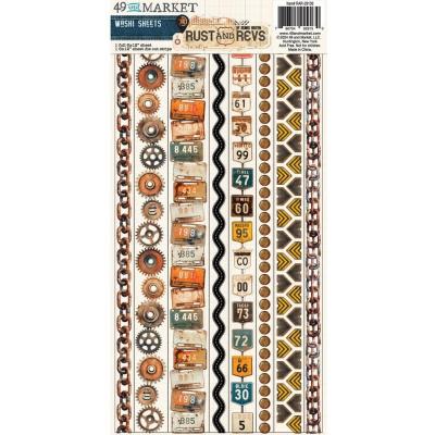 49 & Market Rust And Revs - Washi Sheets